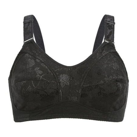 

Womens Bras Women Comfortable Cotton Thin Style and Large Size Full Cups Lift-Up No Steel Ring Bra