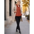 thumbnail image 5 of TRYSIL Women's Lightweight Puffer Jacket Packable Hooded Full-Zip Layering Coat, 5 of 8
