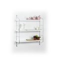 thumbnail image 1 of Furnia HD-ON35RF-NEE-SH-191103 Neelix Triple Shelf, White & Chrome, 1 of 1