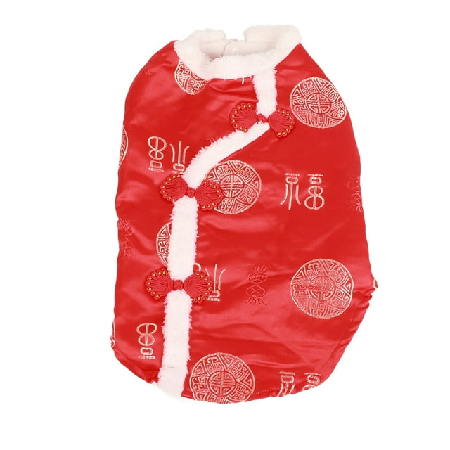 Traje Tang para mascotas, cómodo, cálido y atractivo, ropa de otoño e invierno para gatos y perros pequeños o medianos (talla 2XL)