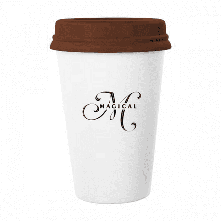 

Letter Expression Mother Magical Mug Coffee Drinking Glass Pottery Cerac Cup Lid