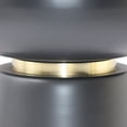 thumbnail image 3 of Moderne Marbre et Métal Table d'Appoint - Noir et Blanc et Or Brossé, 3 of 7