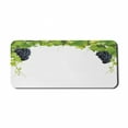 thumbnail image 1 of Vineyard Computer Mouse Pad, Wine Leaf with Loose Bunch of Large Berries Tannin Breed French Village Image, Rectangle Non-Slip Rubber Mousepad X-Large, 35" x 15", Green Black, by Ambesonne, 1 of 2