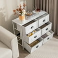 thumbnail image 2 of Costway 3-Tier Storage Organizer with 6 Foldable Fabric Drawers Fabric Storage Drawers, 2 of 10