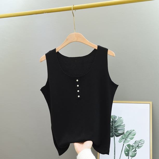 Xuyuer Womens Tops Crewneck Waffle Knit Flowy Loose Fit Tank Top Sleeveless Summer Shirts Loose Fit Basic Tunic Shirts Flowy Tank Tops Trendy Sleeveless Summer Tops Clothes Spring Outfits 2026