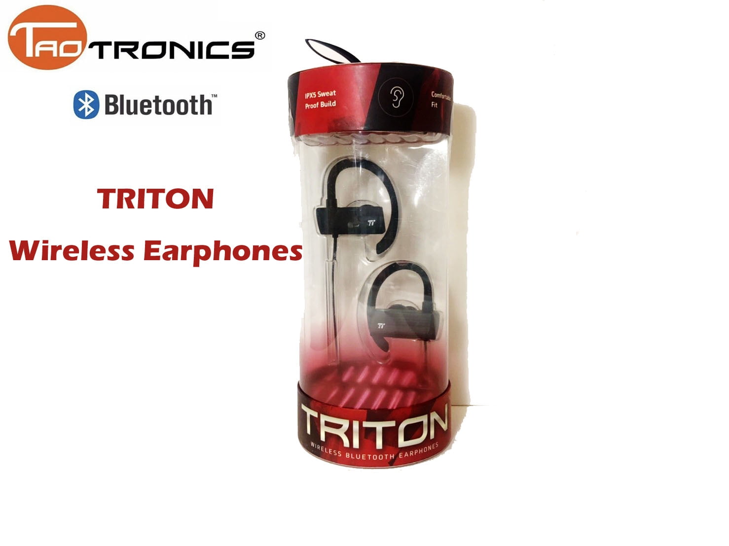 TaoTronics TRITON Wireless Bluetooth Earphones TT BH059BB SB28