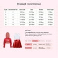 thumbnail image 5 of Sholeno Kids Girls Hip-hop Jazz Dance Outfits Long Sleeve Crop Hoodies Vest And Shiny Ruffled Skirt Silver Black 10, 5 of 5