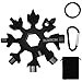 thumbnail image 3 of ZOEKIM 18-in-1 Snowflake Multitool, Stainless Steel Snowflakes Multitool Keychain, Combination Bottle Opener Incredible Tool, 3 of 4