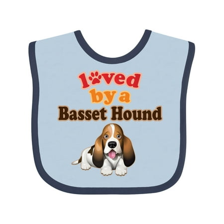 

Inktastic Basset Hound Dog Lover Gift Gift Baby Boy or Baby Girl Bib