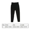 thumbnail image 4 of Pantalones de yoga para mujer Leggings deportivos elásticos de secado rápido Levantamiento de glúteos de cintura alta L Negro, 4 of 8