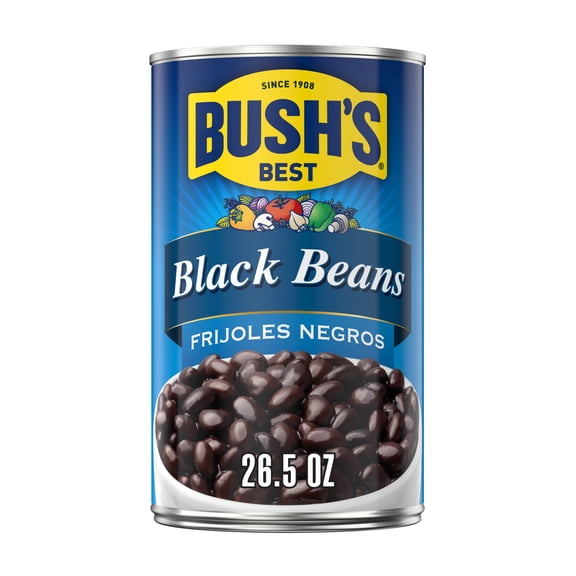 Bush's Canned Black Beans, Canned Black Beans, 26.5 oz Can