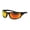 Black Orange, variant on Mens Tac Polarized Light Weight Warp Around Sport Plastic Sunglasses Black Blue Mirror