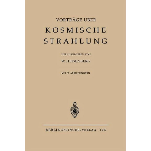 Kosmische Strahlung, (Paperback)