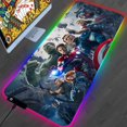 thumbnail image 1 of RGB Mouse Pad Anime PC Gamer Computer Keyboard Desk Mat Cartoon Marvell Table Gaming Accessories Tapis De Souris Large Mausepad, 1 of 7