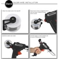 thumbnail image 4 of Multi-Function Iron Welder, Soldering Gun Automatic Hand-held Solder Iron Kit, Electric Welding Gun for One-hand Welding Repair & DIY, with Desoldering Pump, Tweezers, Soldering Wires (Black), 4 of 8