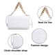 thumbnail image 3 of Bolso tipo cartera clásico, bolso de mensajero femenino, bolso de moda con un hombro, bolso con cadena, 3 of 6