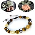 thumbnail image 3 of Pulsera para hacerse rico y tener buena suerte, pulsera de citrino con piedra de ojo de tigre, 3 of 3