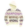 thumbnail image 1 of Champion Life Womens Reverse Weave Pullover Hoodie, S, Big Block Text Mix Chalk, 1 of 4