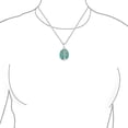 thumbnail image 3 of Bling Jewelry Womens Lapis Turquoise Abalone Tree of Life Pendant Necklace in Sterling Silver, 3 of 6