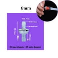 thumbnail image 1 of BTOER 1Pcs Plastic One-Way Non-Return Fluids Check Valve For Fuel Gas Liquid Home Improvement Parts Diameter 3-12mm White Check Valve, 1 of 3