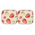 thumbnail image 7 of Fotbe Strawberries 2-Piece Car Windshield Sun Shade | Sun Blocker for Car Windshield | Foldable Automotive Interior Accessories for Sun Protection-Medium, 7 of 7
