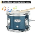 thumbnail image 2 of Danolapsi 3 Piece Kids Drum Set with Cymbal, 2 Drumsticks, Pedal, 2 Tom,Beginner Junior Drum Kit with Throne Stool, Musical Instruments for Boys and Girls, 2 of 8