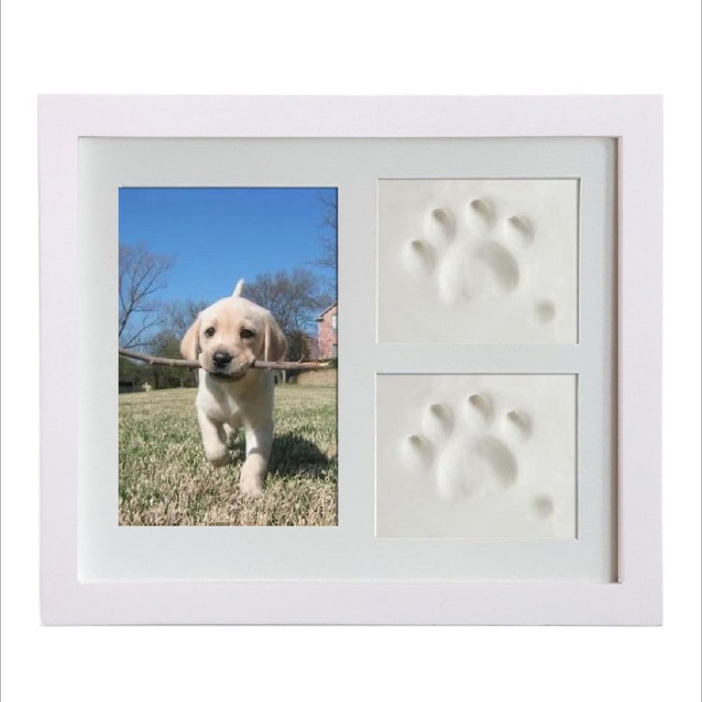 DOG BREEDS & CAT KITTEN PUPPY MAGNETIC WOOD PHOTO FRAME FOR 4" x 6" PICTURE NEW 