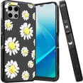 thumbnail image 6 of HR Wireless Magnet Mount Friendly Chamomile Flowers Protector Cell Phone Case for Revvl 7 5G, Black, 6 of 6