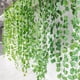 thumbnail image 4 of Planta artificial de 230 cm, 1 unidad, hojas de enredaderas colgantes artificiales de seda verde, hojas de enredaderas, decoración de pared verde para bodas, 4 of 5