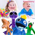 thumbnail image 5 of Juguetes de peluche Rainbow friends, 4 muñecas de peluche de peluche nocturno Rainbow Friends para regalar a los fanáticos, Navidad de Halloween para todo tipo de fiestas y juegos XGeek ALL, 5 of 5