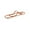 Rose Gold, variant on Multi-Functional Metal Heart-Shaped Pen Holder In Silver|Pen Holder For Notebook Pen Clips With Heart Paper Clip Holder Multifunctional Cute Journal Paperclips Large Size Pencil Holder