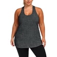 thumbnail image 2 of GHIIYER Plus Size Workout Tops for Women Sleevless Racerback Vest Top Athletic Yoga Running Shirts Size 5XL, 2 of 6