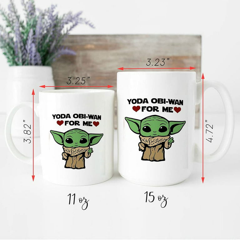 AMRIU Wife Yoda Best Novelty Gift Mug Wife Gifts Mug Xmas Present 11oz,Wedding Gift for Wife,gift for My Wife for Christmas,Valentines Day Gifts for