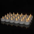 thumbnail image 3 of Paquete de 15 velas LED de té sin llama a batería, 100 horas de duración, para bodas, fiestas, decoración de interiores y exteriores., 3 of 5