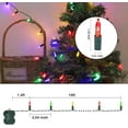 thumbnail image 7 of Christmas Lights Indoor Outdoor, 16 FT 50 LED Mini String Lights with 8 Modes Battery Operated Christmas Tree Lights Waterproof Fairy Lights for Xmas Holiday Wedding Party Patio Decorations, 7 of 7