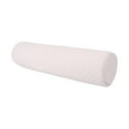 thumbnail image 4 of Almohada cervical para dormir, almohada cilíndrica, almohada de soporte cervical con memoria Blanco, 4 of 9