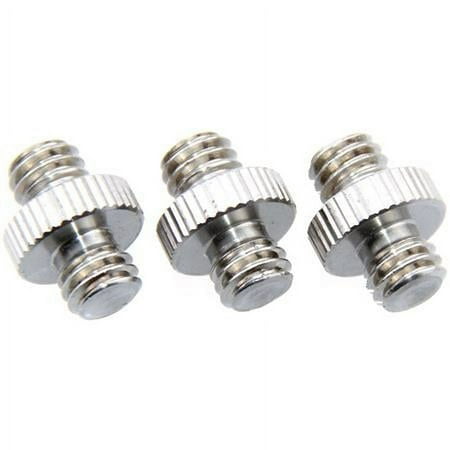UPC: 0711202830677 | 3/8 -16 Male to 3/8 16 Male Thread Screw Adapter for DSLR Flash Tripod Light Stand 3-Pack