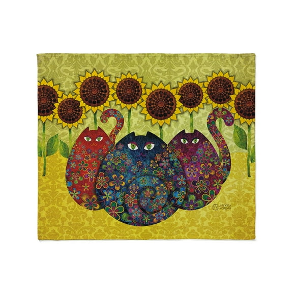 CafePress - 2 Gatos Throw Blanket - Soft Fleece Throw Blanket, 50"x60" for All Ages