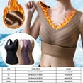 thumbnail image 3 of Chuancc Clearance!Womens Underwear Slim Fit Tops for Womens Thermal Shirts Vest with In Bra Lined Underwear Thermal Tank Top with Spongy Pad Winter Tops Fall Outfits for Women 2024 Vest for Women, 3 of 5