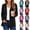 Navy, variant on YHAJDS Womens Long Sleeve Knit Cardigan Solid Button Front Casual Top