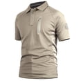 thumbnail image 4 of Camiseta táctica de secado rápido, camiseta táctica de manga corta de secado rápido, Polos con vuelta hacia abajo, ropa deportiva transpirable de verano para exteriores, 4 of 5