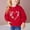 Red, variant on Long Sleeve Tops for Girls 10-12 Hooded Sweatshirt Blouses Shirts Size 6X Little Tunic Tops Graphic Tees 10-12 Crop