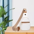 thumbnail image 2 of Bag Women Crossbody Backpack Chest Bag Adjustable Shoulder Strap Versatile White, 2 of 8