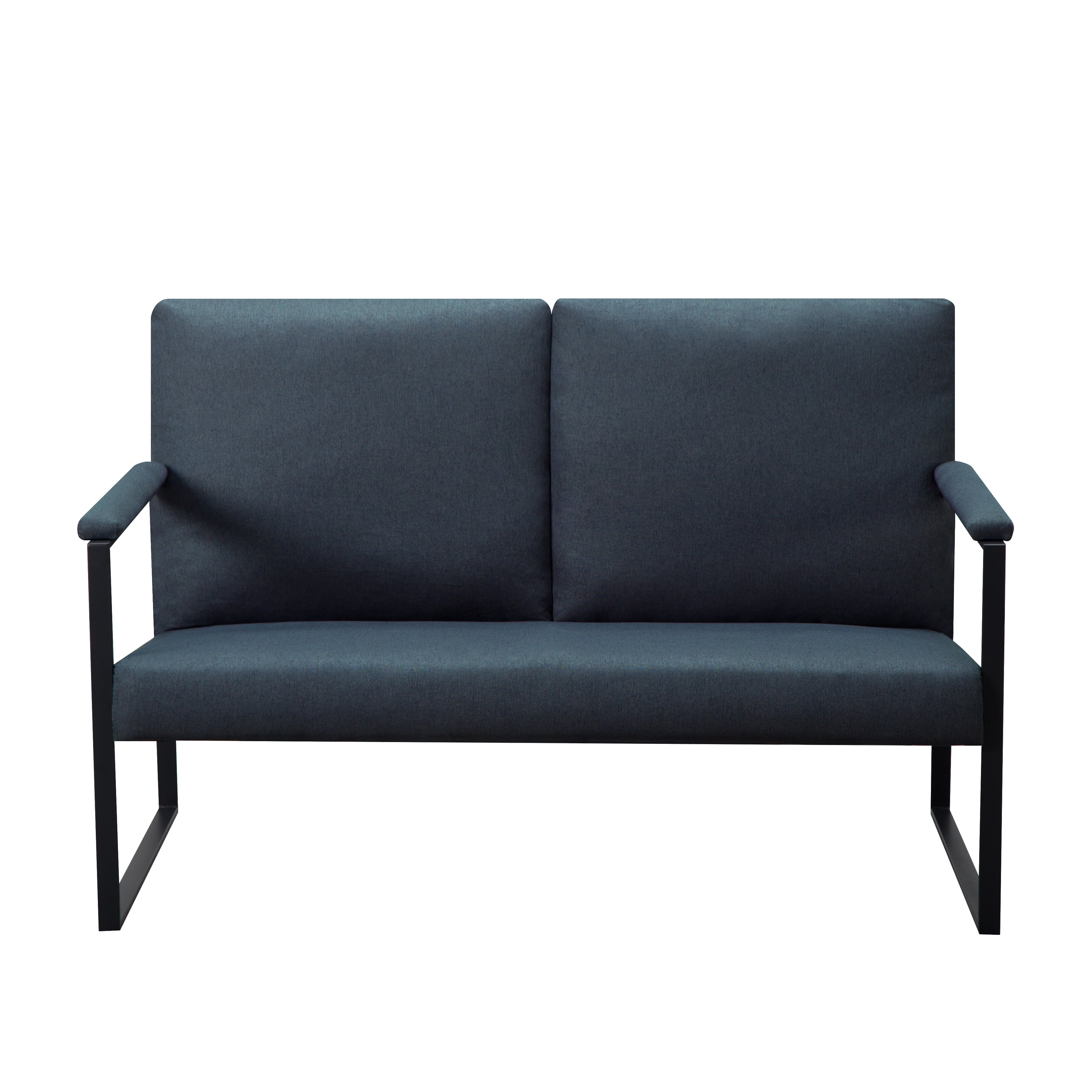 Gewnee 49.2-inch Metal Frame Loveseat Sofa Couch Stylish, Durable and Comfortable Seating for Living,Office,Multiple Spaces