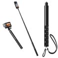 thumbnail image 1 of UBeesize 60-in Invisible Selfie Stick, Extended Monopod Pole for Insta360 ONE X2 DJI OSMO Action GoPro Hero Series (Buckle Mount for GoPro and Carabiner Lanyard Included), 1 of 5