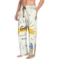 thumbnail image 6 of Rocae Golf Icons And Golfer Mens Pajama Pants Pj Pants Mens Lounge Pants-Small, 6 of 6
