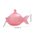 thumbnail image 3 of Fish-Shaped Glass Storage Jar, Decorative Candy Jar for Snacks, Dried Fruits & Tea, Handcrafted Glass Storage, Multifunctional Home Decor, Unique Kitchen Storage Container, 3 of 6