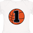thumbnail image 4 of Inktastic Basketball 1st Birthday 1 Year Old Boys Long Sleeve Baby Bodysuit, 4 of 5