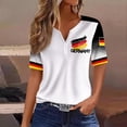 thumbnail image 2 of Soccer Jersey Shirts Women Elegant Print For Casual Everyday Wear Germany Team Graphic Jerseys Football Size XL, 2 of 4