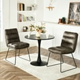 thumbnail image 4 of Homy Casa Set of 2 Faux Leather Dining Chairs, 4 of 11